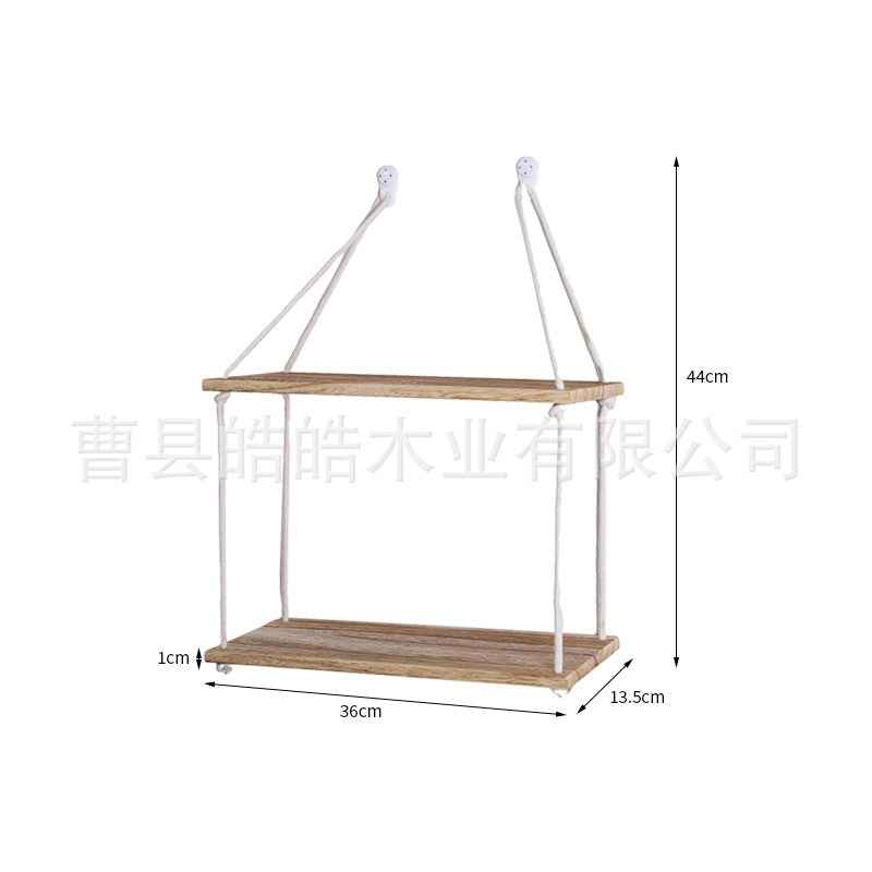 Solid Wood Floating Wall Shelf — Single-Line Decorative Bookshelf & Display Ledge