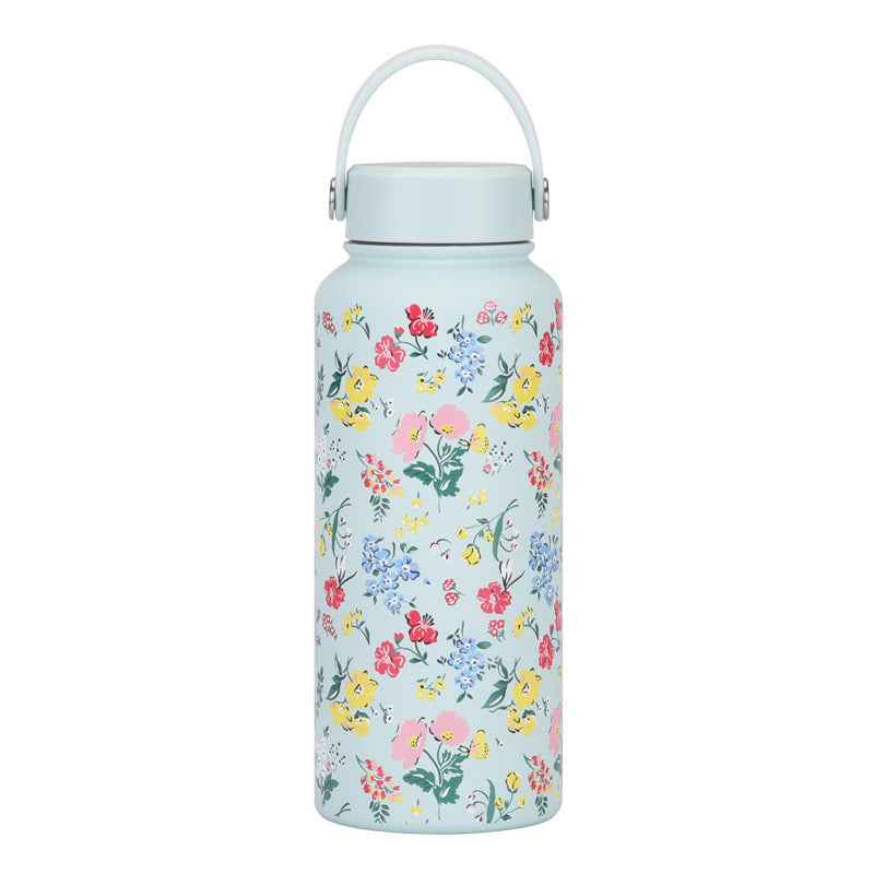 1L Wide-Mouth Insulated Water Bottle — Vacuum Sports Bottle for Women | 100+ Colors