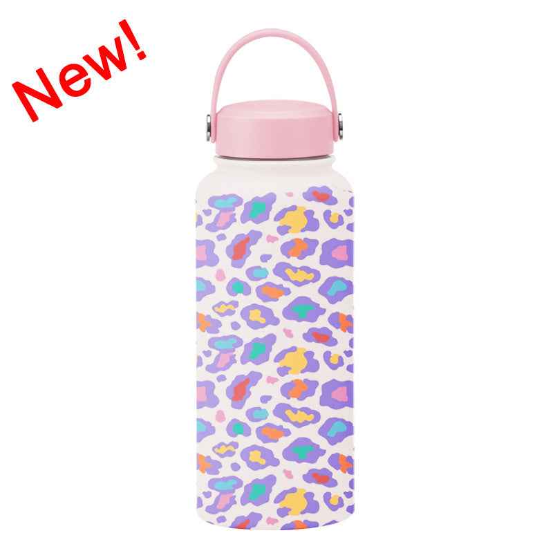 1L Wide-Mouth Insulated Water Bottle — Vacuum Sports Bottle for Women | 100+ Colors