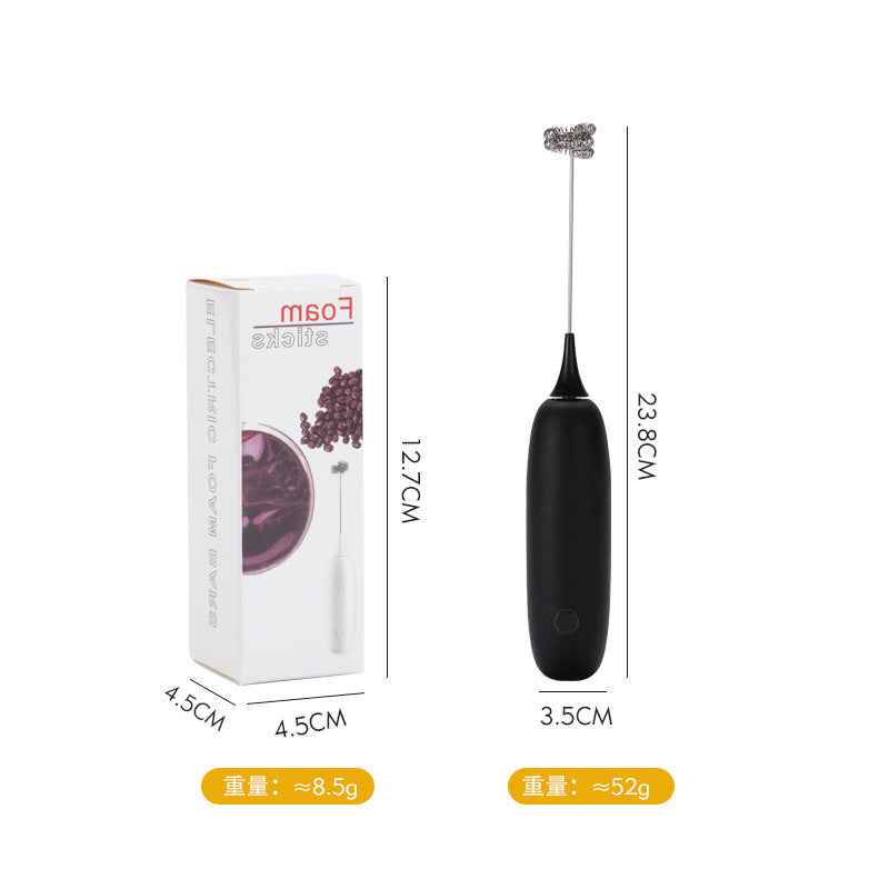 Electric Handheld Milk Frother — Portable Foam Maker for Coffee, Lattes & Matcha