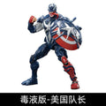 Venom Symbiote Action Figure — Avengers Articulated Collectible Toy with Movable Joints