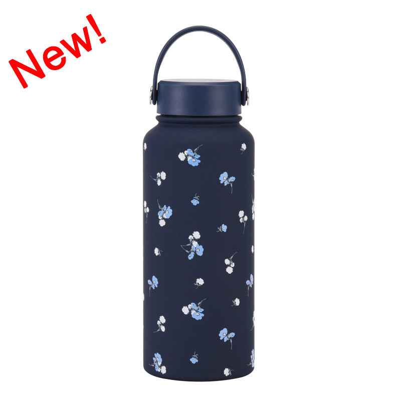 1L Wide-Mouth Insulated Water Bottle — Vacuum Sports Bottle for Women | 100+ Colors
