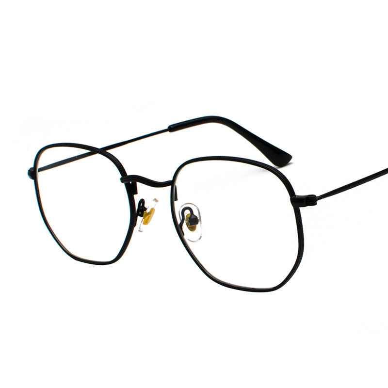 Asymmetrical Metal Sunglasses — Harajuku Literary Style Shades for Men & Women