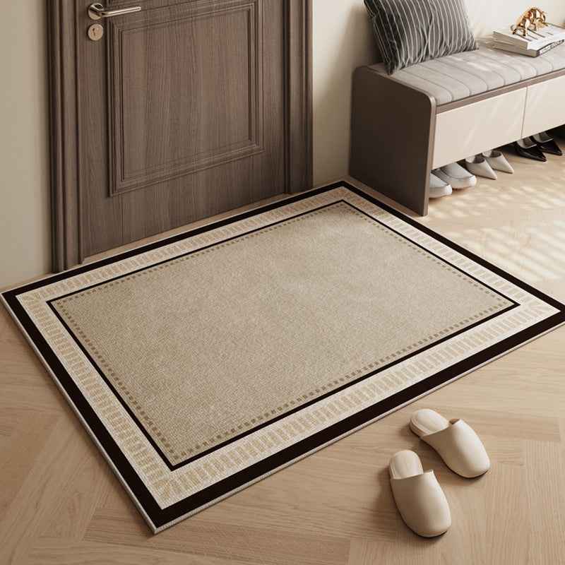 Luxury Velvet Entrance Mat — Cuttable Anti-Slip Door Mat for Porch & Entryway