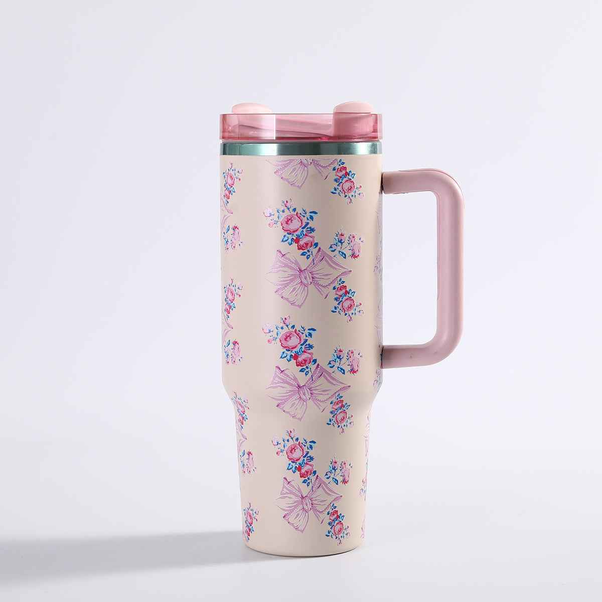 Insulated Tumbler with Handle — 304 Stainless Steel Car Cup | 40oz & 14oz | 6 Colors