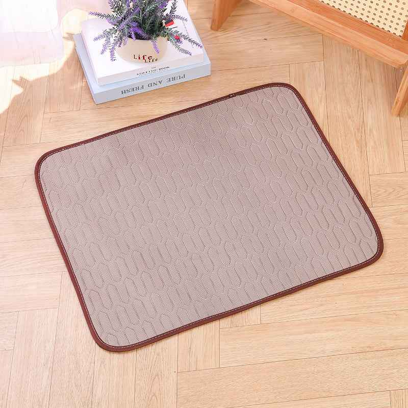 Ice Silk Pet Cooling Mat — Breathable Summer Sleep Mat & Cat Nest for Dogs & Cats