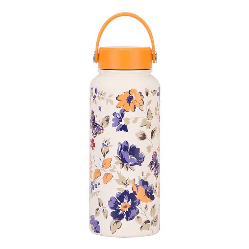 1L Wide-Mouth Insulated Water Bottle — Vacuum Sports Bottle for Women | 100+ Colors