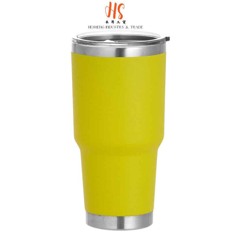 30oz Insulated Straw Tumbler — Double-Wall Vacuum 304 Stainless Steel Car Cup | 18 Colors