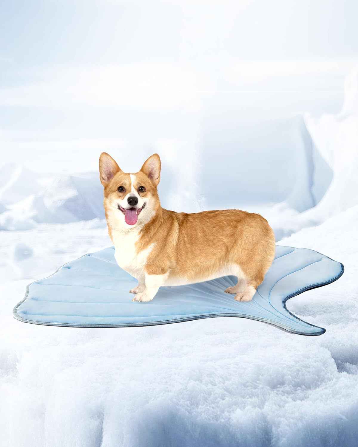 Ginkgo Leaf Pet Cooling Mat — Summer Ice Pad Floor Mat for Cats & Dogs