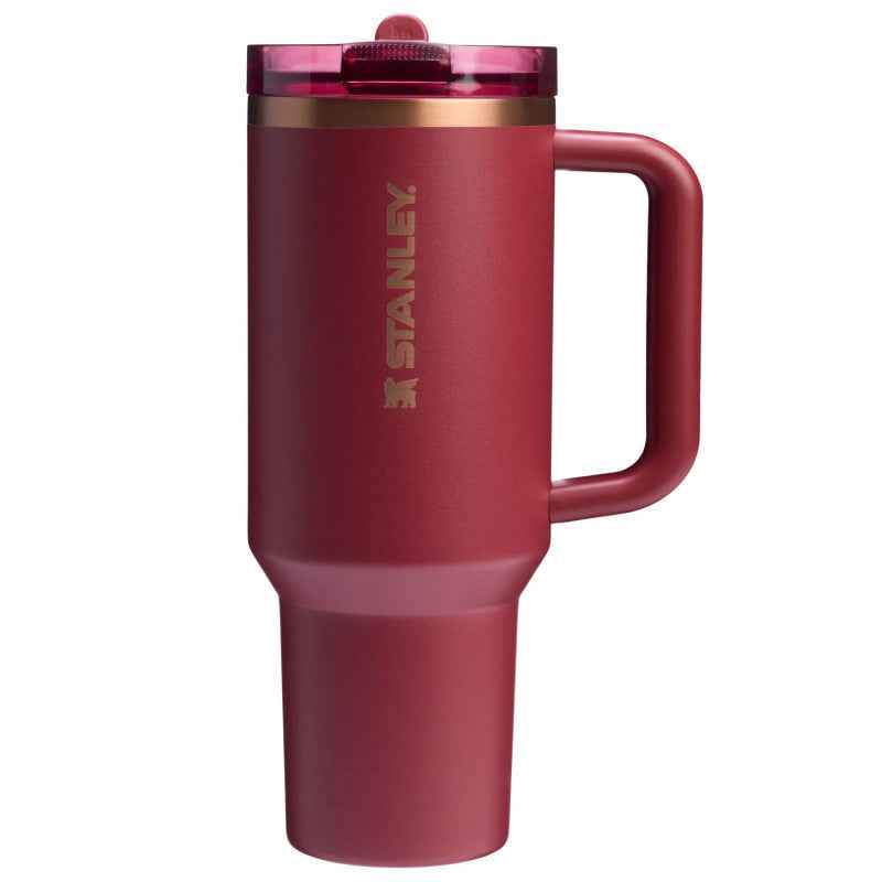 Large Capacity Foldable Straw Tumbler — Stainless Steel Cup with Removable Lid | 21 Colors