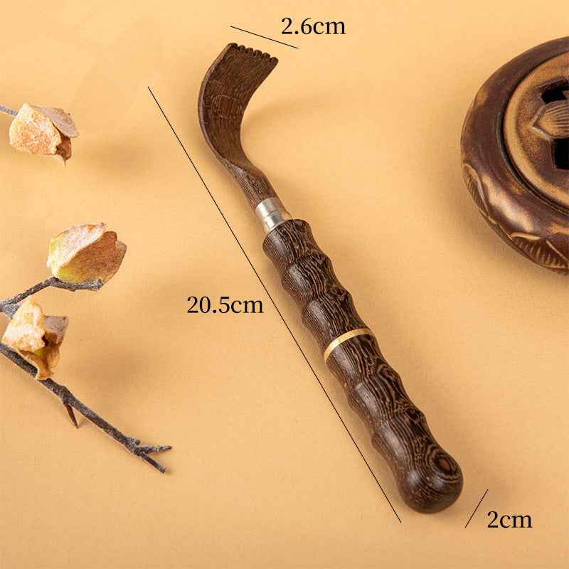 Extendable Wooden Back Scratcher — Multi-Function Self-Scratching Tool