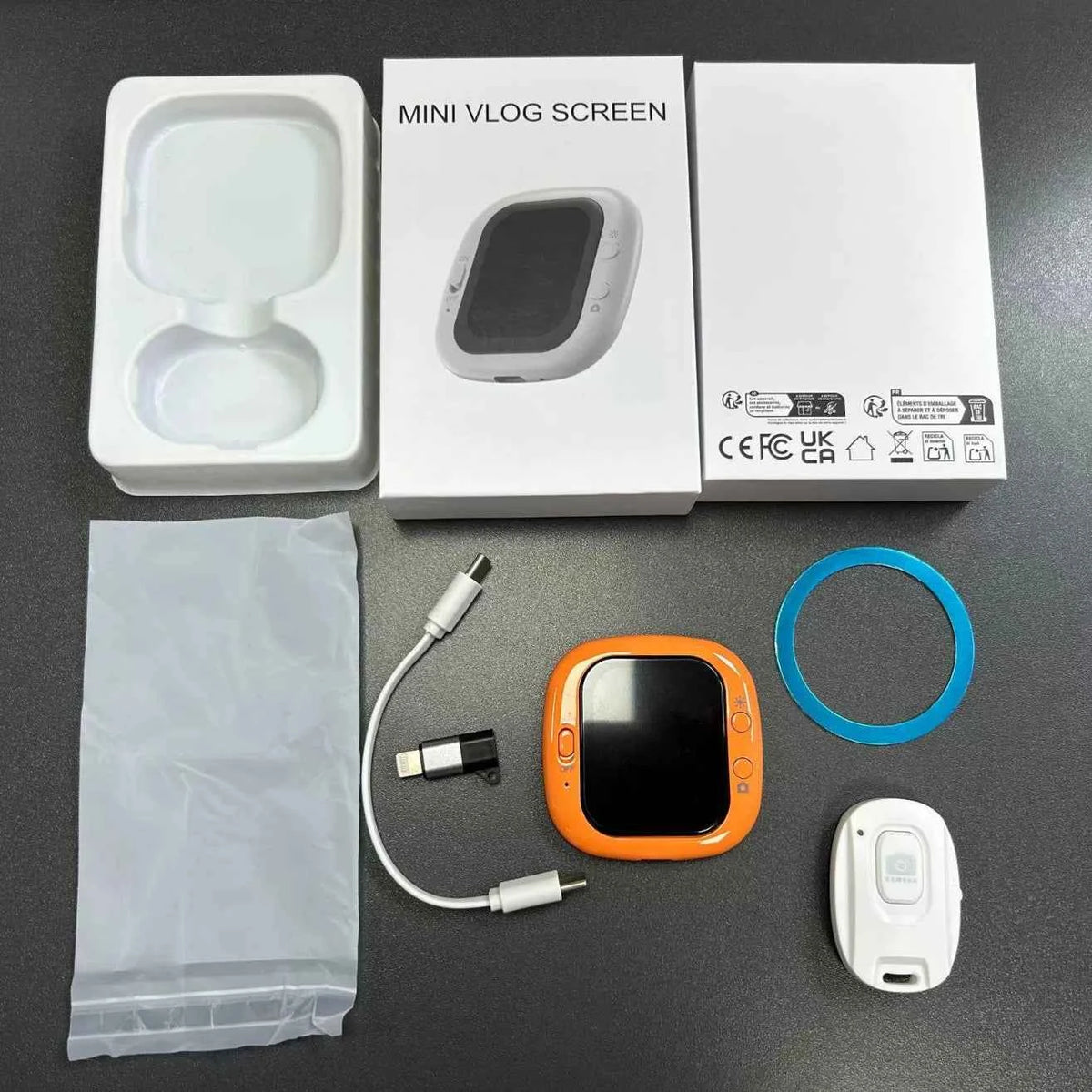 Phone Rear Lens Selfie Mirror Screen — Clip-On Secondary Display for Perfect Selfies