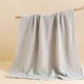 Six-Layer Gauze Cotton Baby Blanket & Bath Towel — Class A Soft Muslin Wrap for Newborns