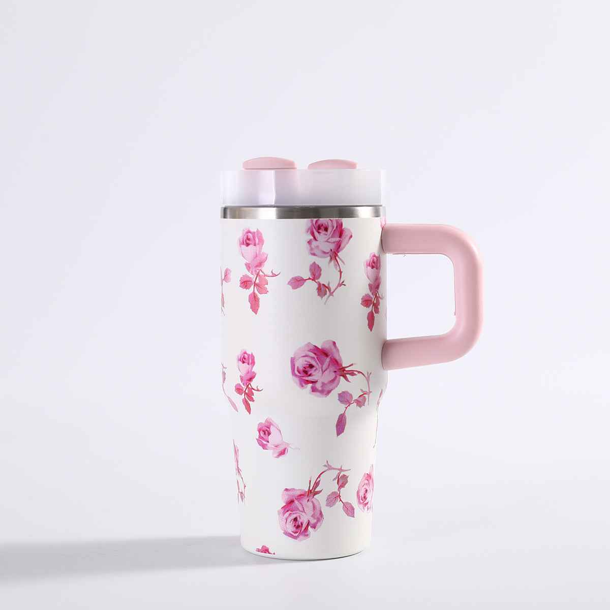 Insulated Tumbler with Handle — 304 Stainless Steel Car Cup | 40oz & 14oz | 6 Colors