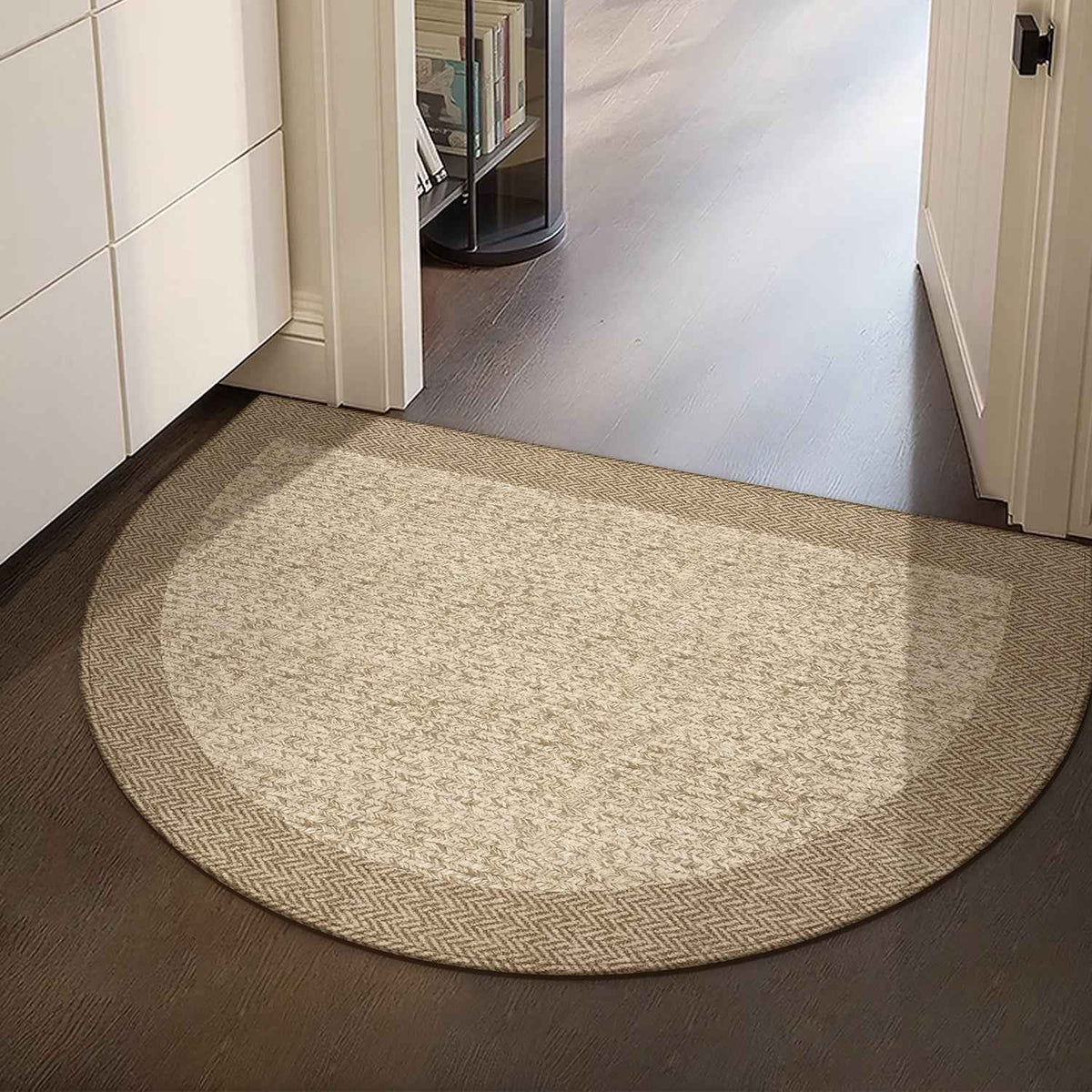 Semi-Circular Loop Pile Door Mat — Dirt-Resistant & Wear-Resistant Entrance Mat