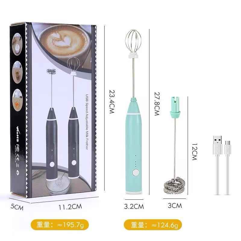 Electric Handheld Milk Frother — Portable Foam Maker for Coffee, Lattes & Matcha