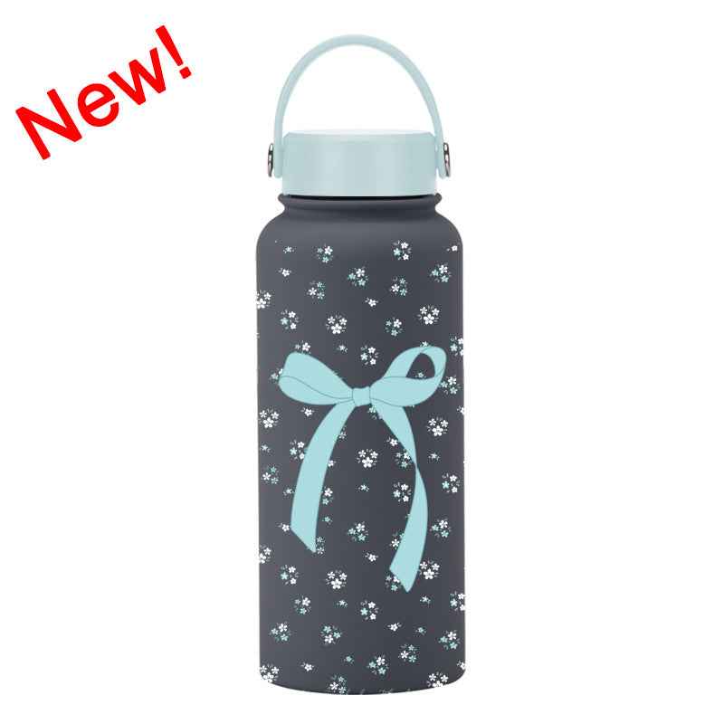 1L Wide-Mouth Insulated Water Bottle — Vacuum Sports Bottle for Women | 100+ Colors