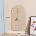 Sisal Cat Scratching Board with Hanging Ball — Interactive Scratcher & Play Toy