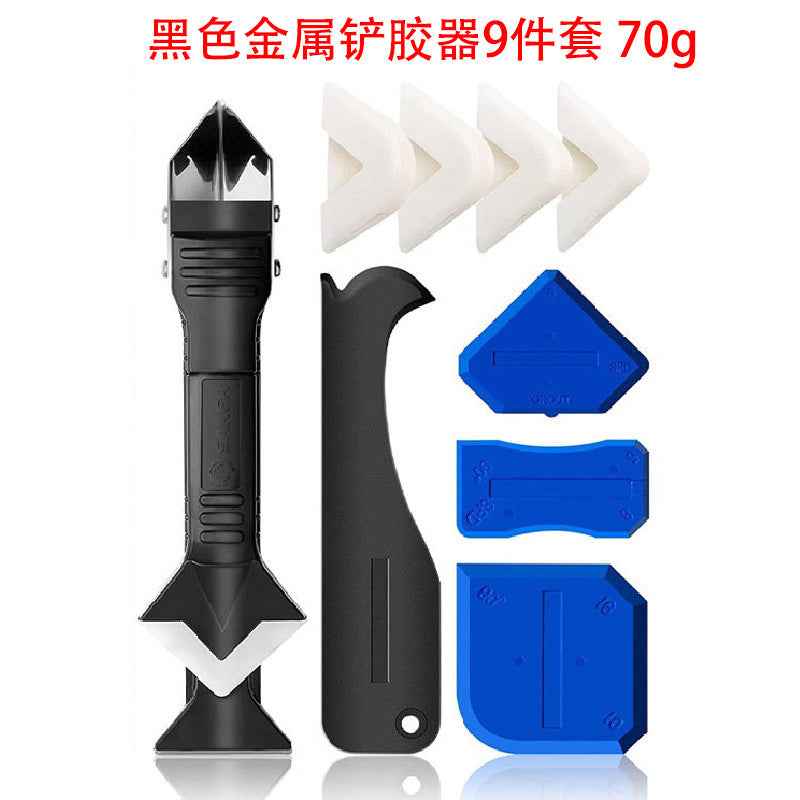 5-in-1 Multifunctional Glue Scraper Tool — PP & Metal Scraper for DIY, Crafts & Home Repairs