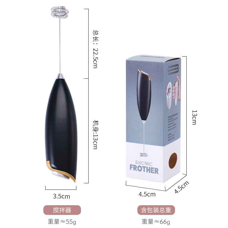 Electric Handheld Milk Frother — Portable Foam Maker for Coffee, Lattes & Matcha