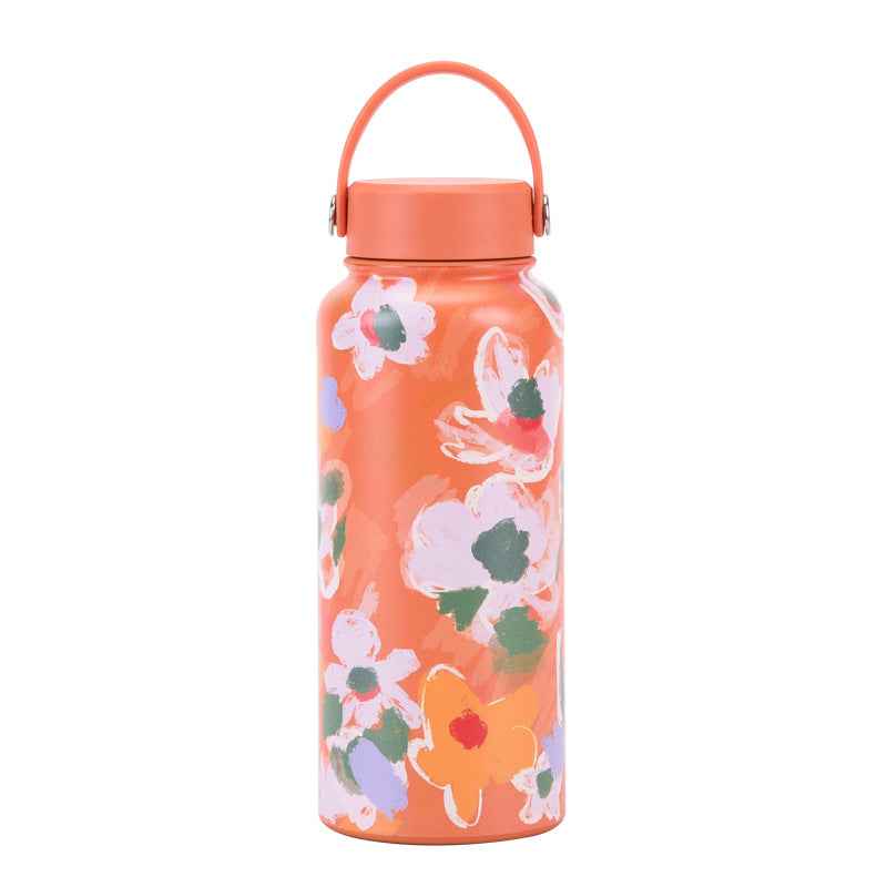 1L Wide-Mouth Insulated Water Bottle — Vacuum Sports Bottle for Women | 100+ Colors