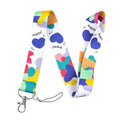 Polyester Card Holder Keychain — Slim Lanyard Wallet for Cards & Keys