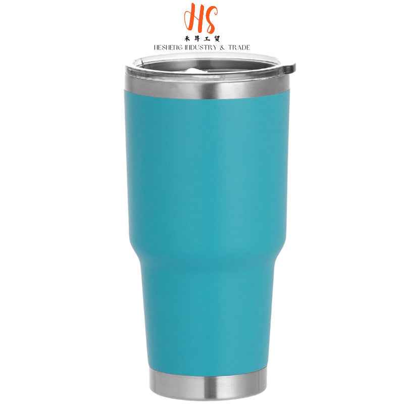 30oz Insulated Straw Tumbler — Double-Wall Vacuum 304 Stainless Steel Car Cup | 18 Colors