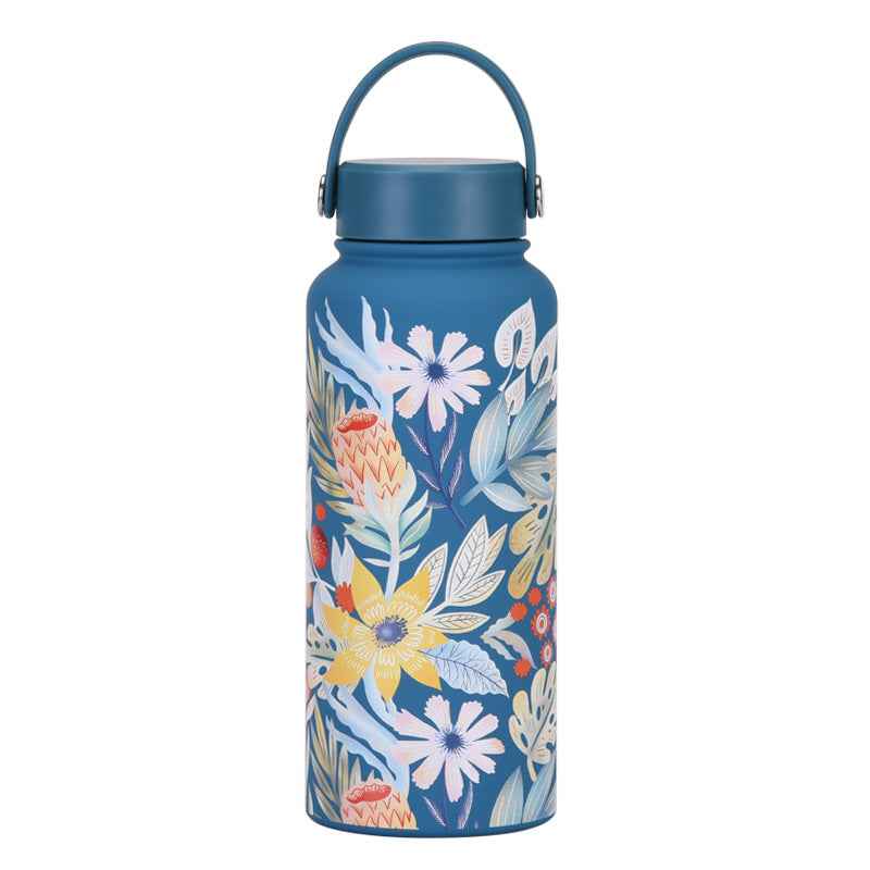 1L Wide-Mouth Insulated Water Bottle — Vacuum Sports Bottle for Women | 100+ Colors