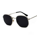 Asymmetrical Metal Sunglasses — Harajuku Literary Style Shades for Men & Women
