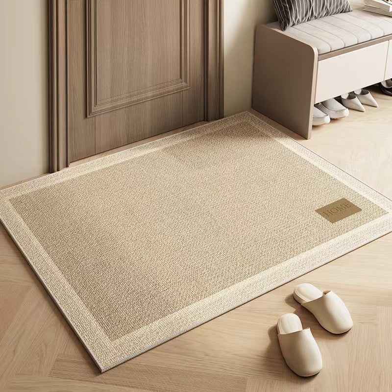 Luxury Velvet Entrance Mat — Cuttable Anti-Slip Door Mat for Porch & Entryway