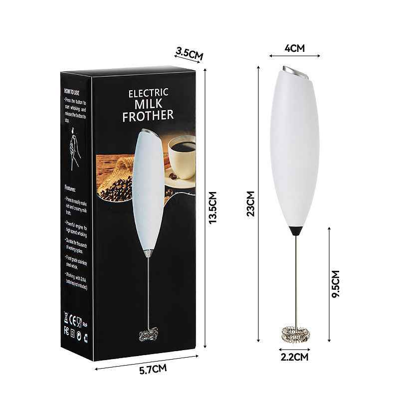 Electric Handheld Milk Frother — Portable Foam Maker for Coffee, Lattes & Matcha