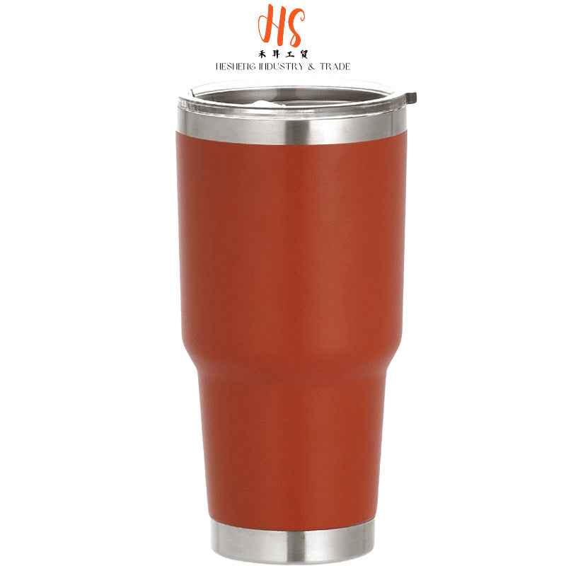 30oz Insulated Straw Tumbler — Double-Wall Vacuum 304 Stainless Steel Car Cup | 18 Colors