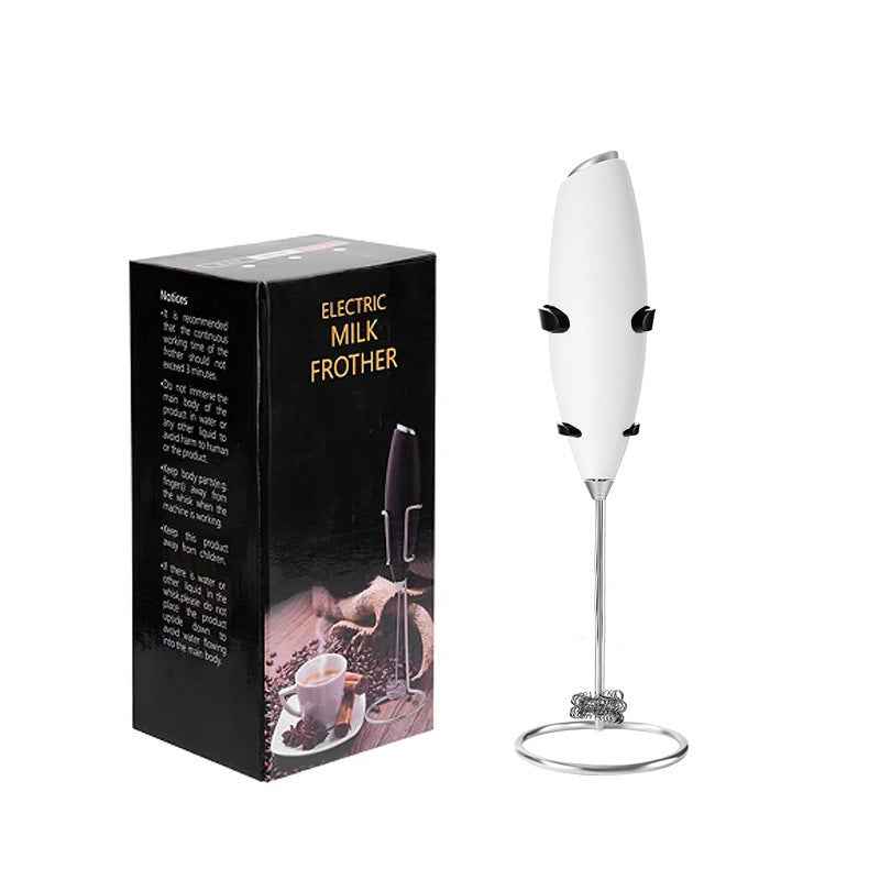 Electric Handheld Milk Frother — Portable Foam Maker for Coffee, Lattes & Matcha