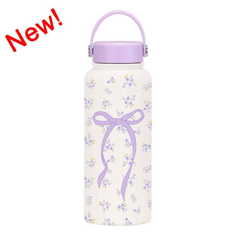 1L Wide-Mouth Insulated Water Bottle — Vacuum Sports Bottle for Women | 100+ Colors