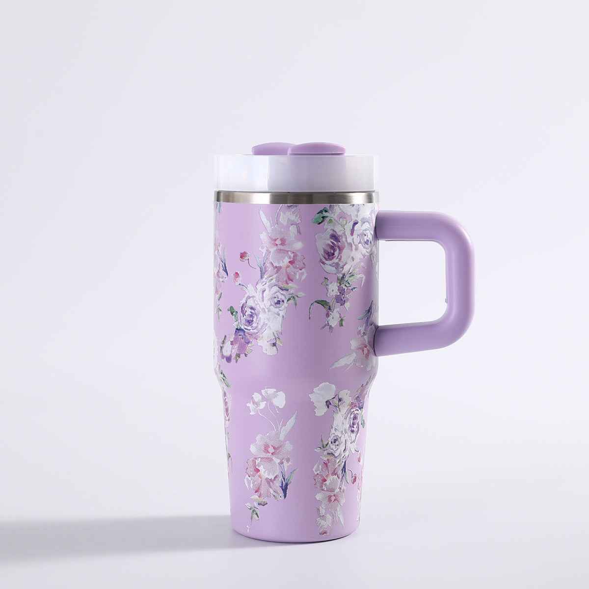 Insulated Tumbler with Handle — 304 Stainless Steel Car Cup | 40oz & 14oz | 6 Colors
