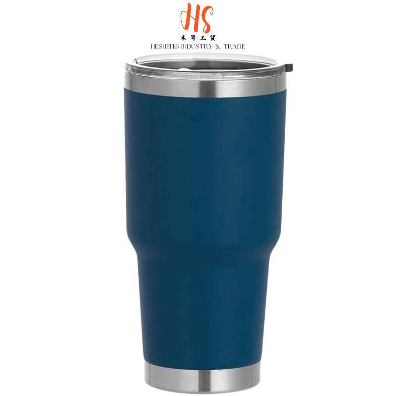 30oz Insulated Straw Tumbler — Double-Wall Vacuum 304 Stainless Steel Car Cup | 18 Colors