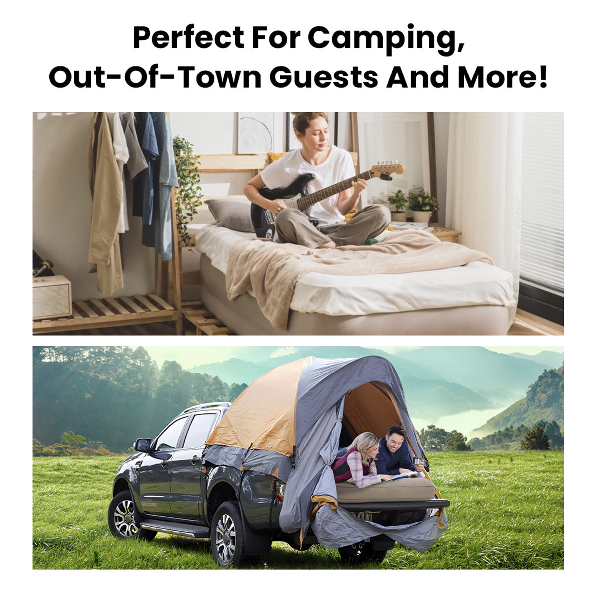 Self Inflating Air Mattress Campingultra Lightweight Sleeping Pad Twin Aerobed