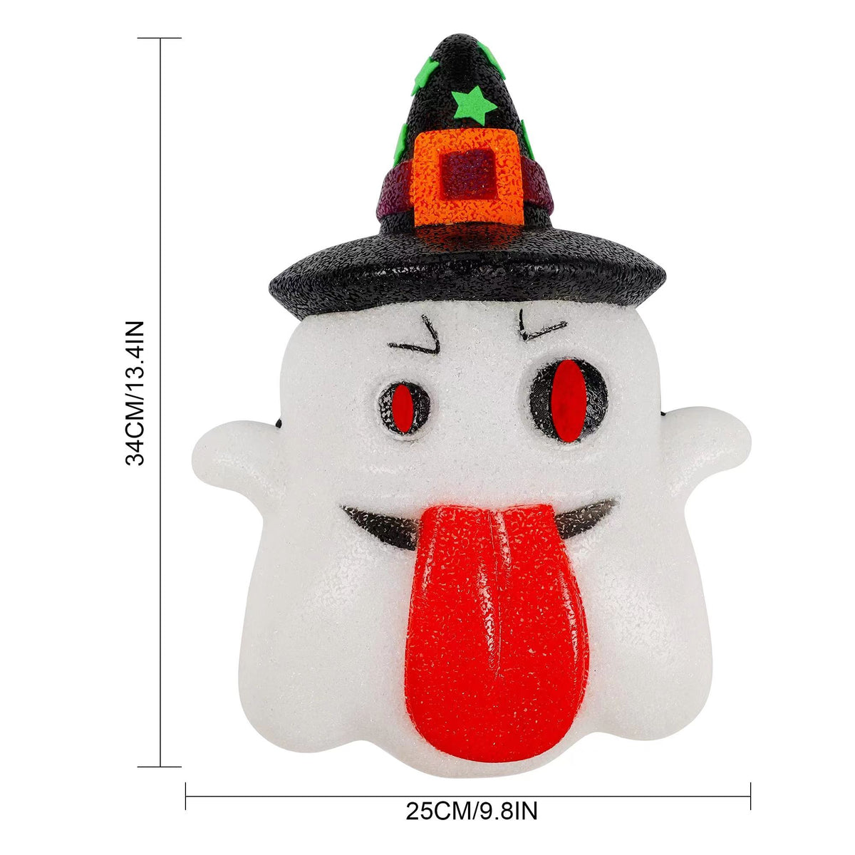 2 Pack Halloween Porch Light Covers, Decorative Ghost Porch Lamp Shade Cover for Indoor Outdoor, Sparkling EVA Ghosts Ornament, Party Haunted House Door Wall Lamp Decoration